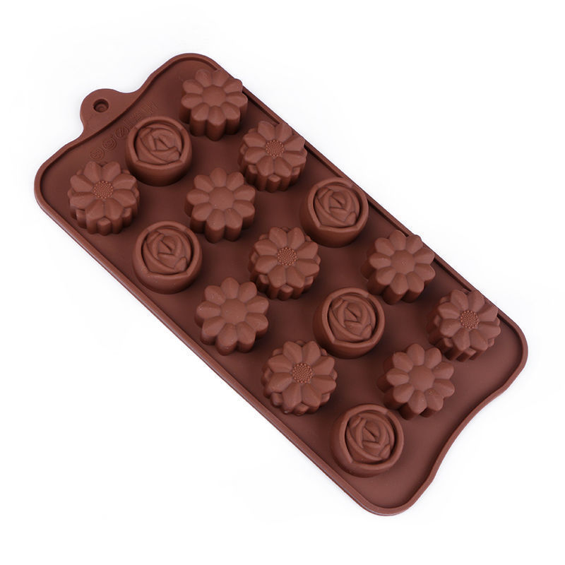 Silikonski kalup za čokoladne praline - cvet